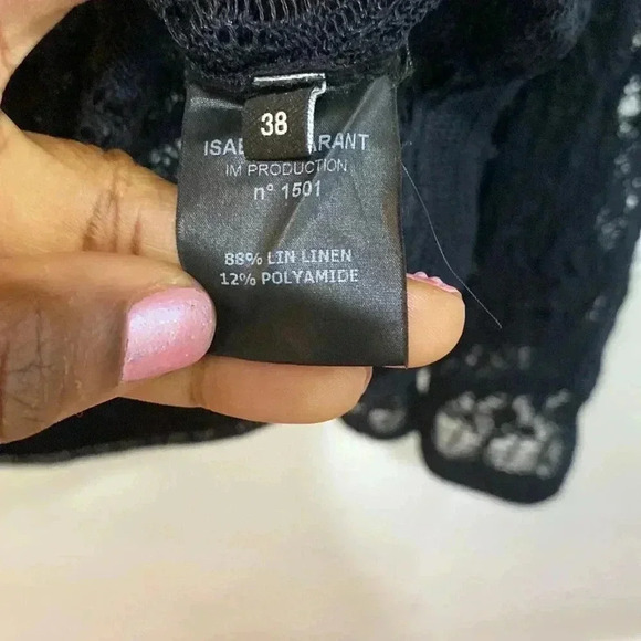 Isabel Marant Silk Floral Sleeveless Button Blouse Top Size 8  UK 38 - Picture 9 of 10